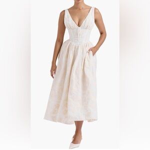 House of CB Cream Floral Emmalina Embroidered Wedding Dress - New!!